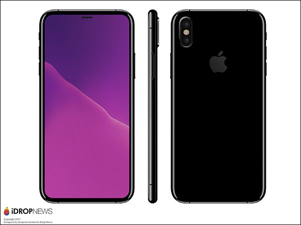 全面屏or玻璃下指纹识别？苹果iPhone8竟有多款原型机