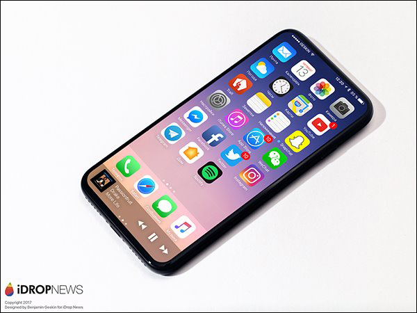 全面屏or玻璃下指纹识别？苹果iPhone8竟有多款原型机