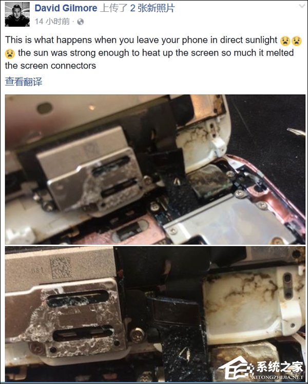 这都行！外媒称iPhone 6s被英国的高温“烤化”了
