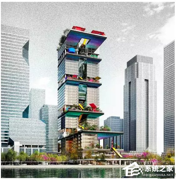 腾讯微信总部大楼设计图曝光：空中花园既视感