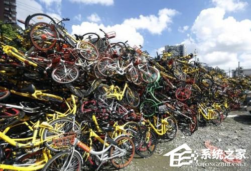触目惊心！上海惊现共享单车“坟墓”