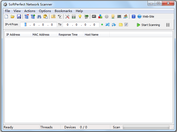SoftPerfect NetWorx Scanner
