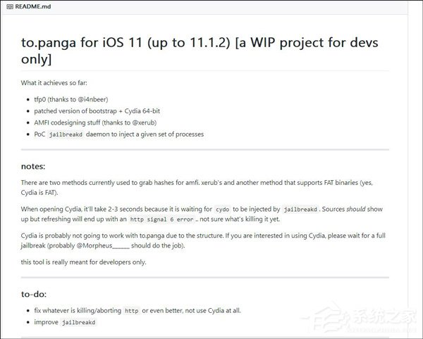 国外开发者Abraham Masri发布iOS 11.1.2不完美越狱工具