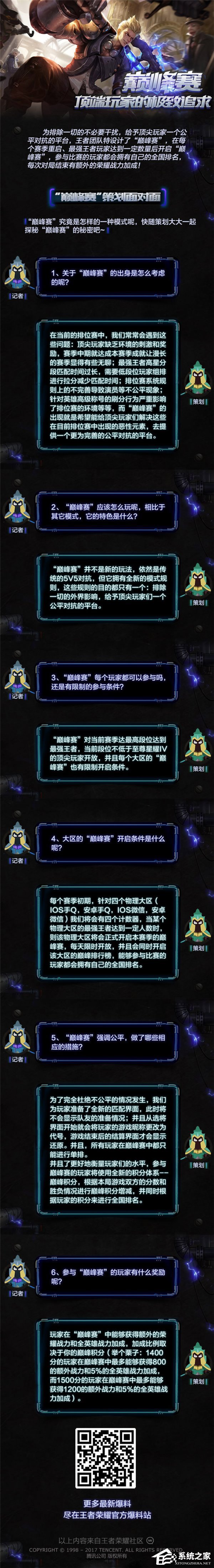 拒绝演员！《王者荣耀》策划解读“巅峰赛”模式