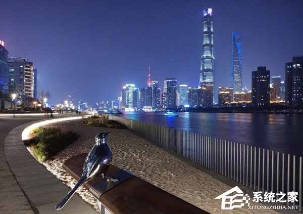 干净通透！雷军晒出小米MIX 2S手机夜景样张