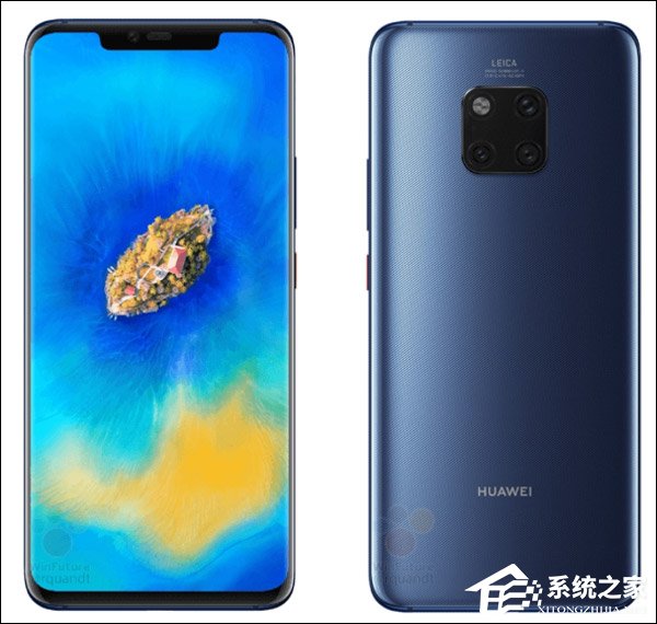 华为Mate 20 Pro手机官方渲染图疑曝光