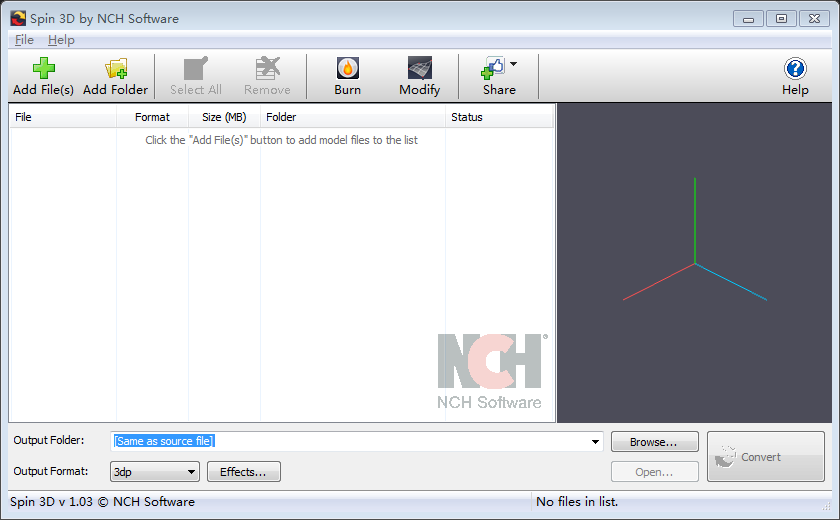 Spin 3D V1.03