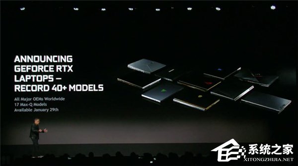 黄仁勋发布NVIDIA RTX 2080移动版