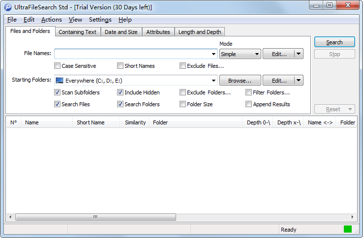 UltraFileSearch Std(文件查找工具) V5.4.0.19067
