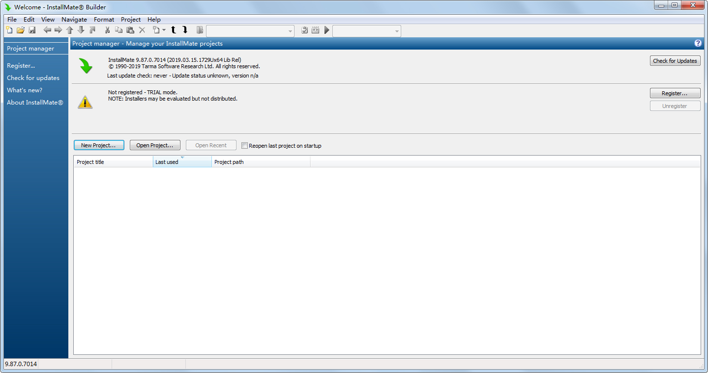 Tarma InstallMate(安装包制作工具) V9.89.0.7166 英文版