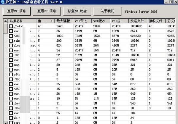 护卫神IIS信息查看工具