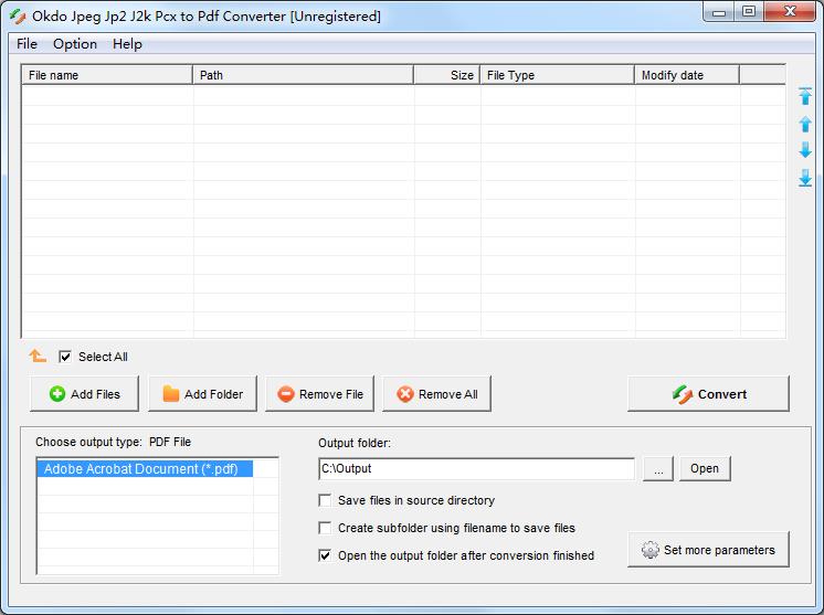 Okdo Jpeg Jp2 J2k Pcx to Pdf Convert