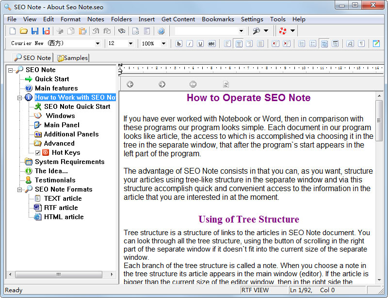 SEO Note(记事本软件)