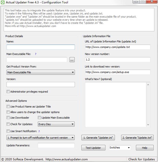 Actual Updater