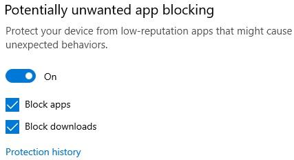 Win10新功能 阻止PUA应用安装