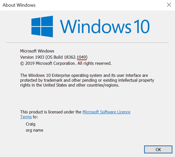 微软将WSL2反向移植到Win 10 1903和190