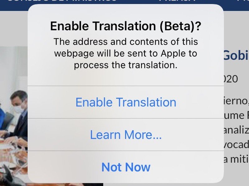iOS 14教程:Safari浏览器如何翻译网页