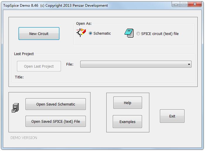TopSpice Demo