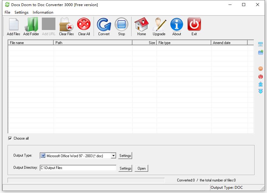 Docx Docm to Doc Converter 3000