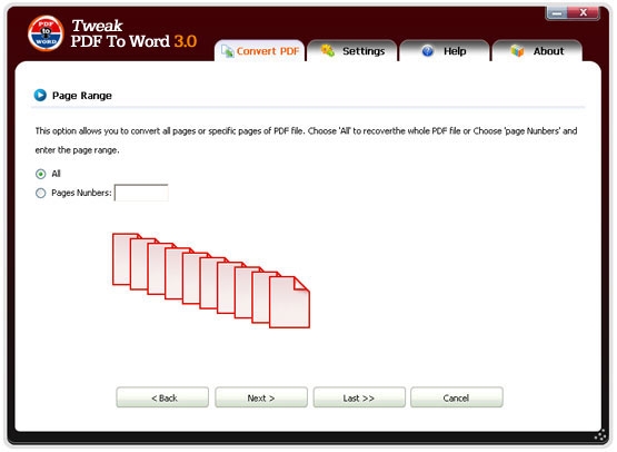 Tweak PDF To Word