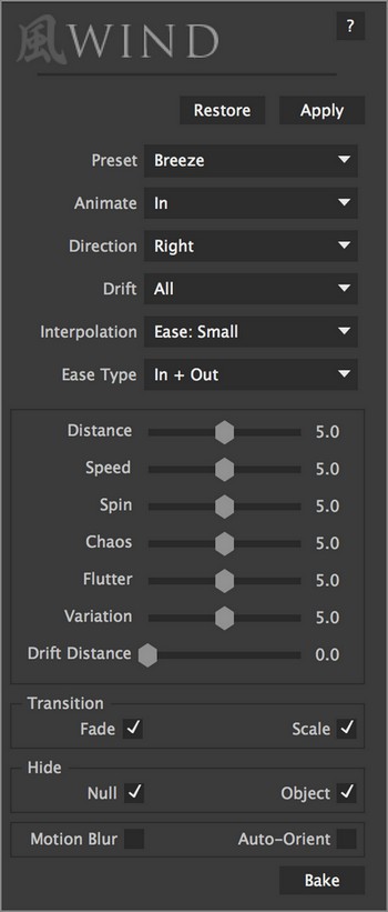 AEscripts Wind
