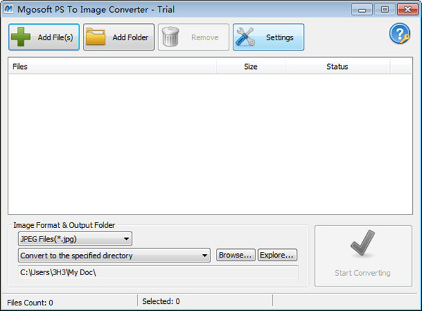 Mgosoft PS To Image Converter