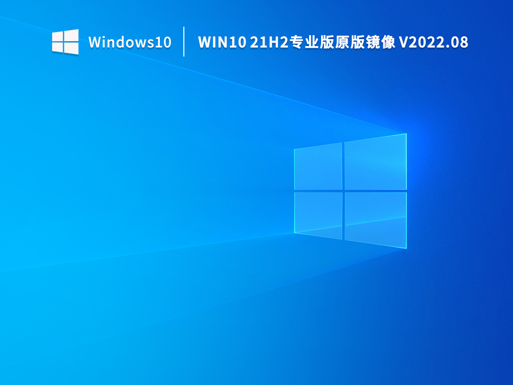 Win10 21H2专业版原版镜像 V2022.08