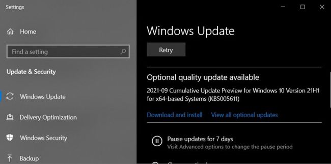 Win10 20H2 KB5005611累计更新补丁包