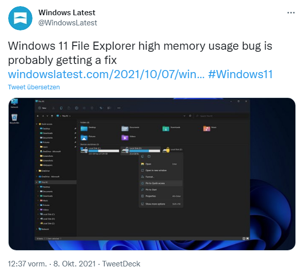 Win11资源管理器占用极高内存
