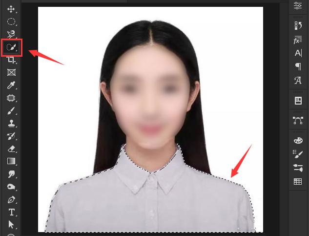 Ps如何改变衣服颜色?