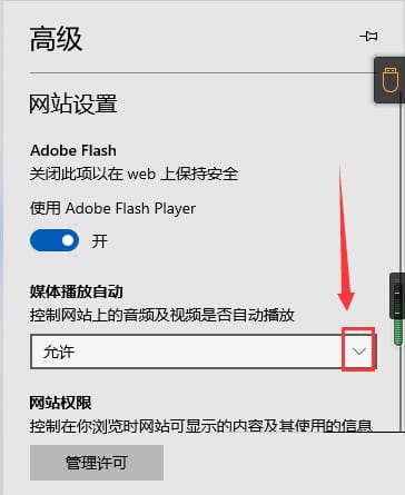 Edge浏览器如何设置媒体自动播放?