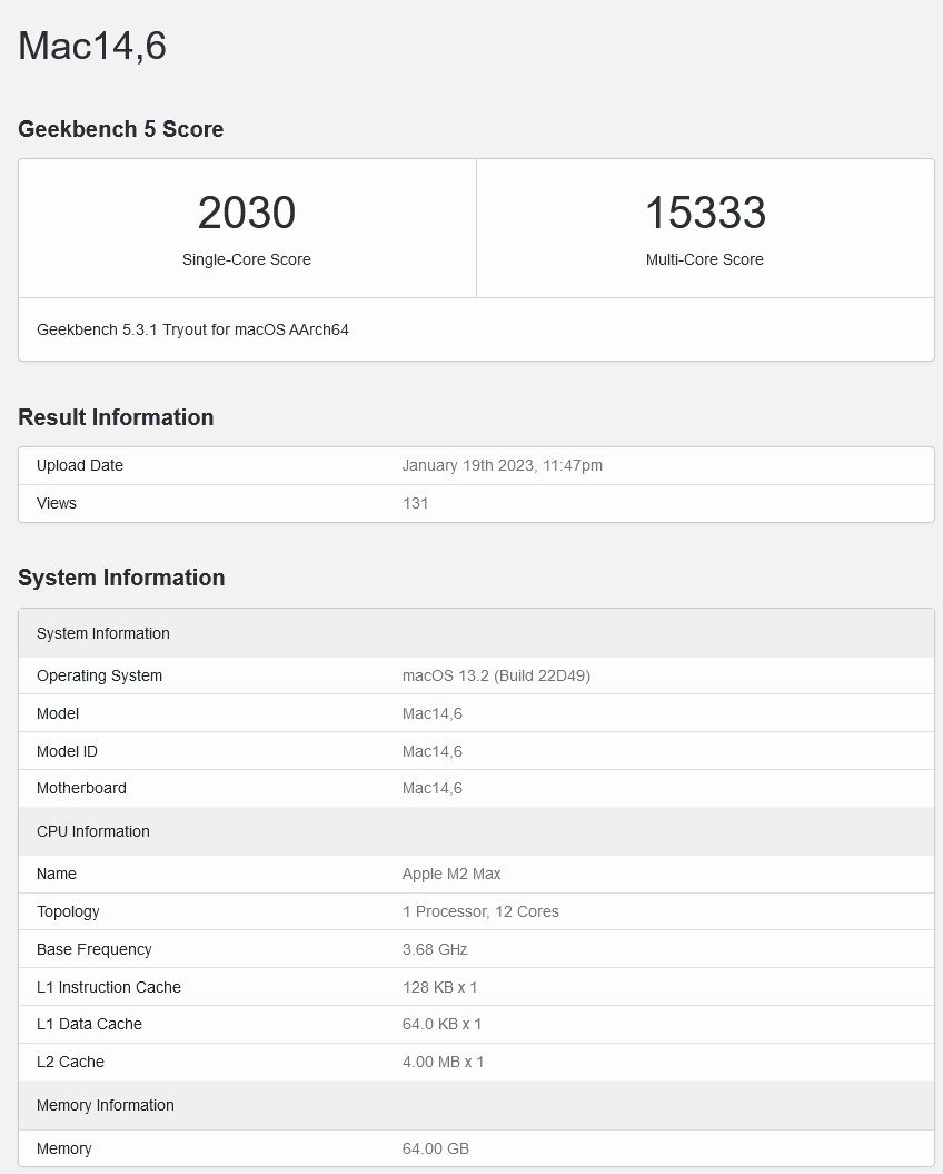 苹果 M2 Pro / M2 Max 的 GPU 图形性能