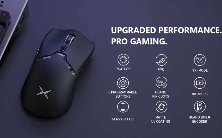Delux 多彩发布新款 M800PRO 游戏鼠标