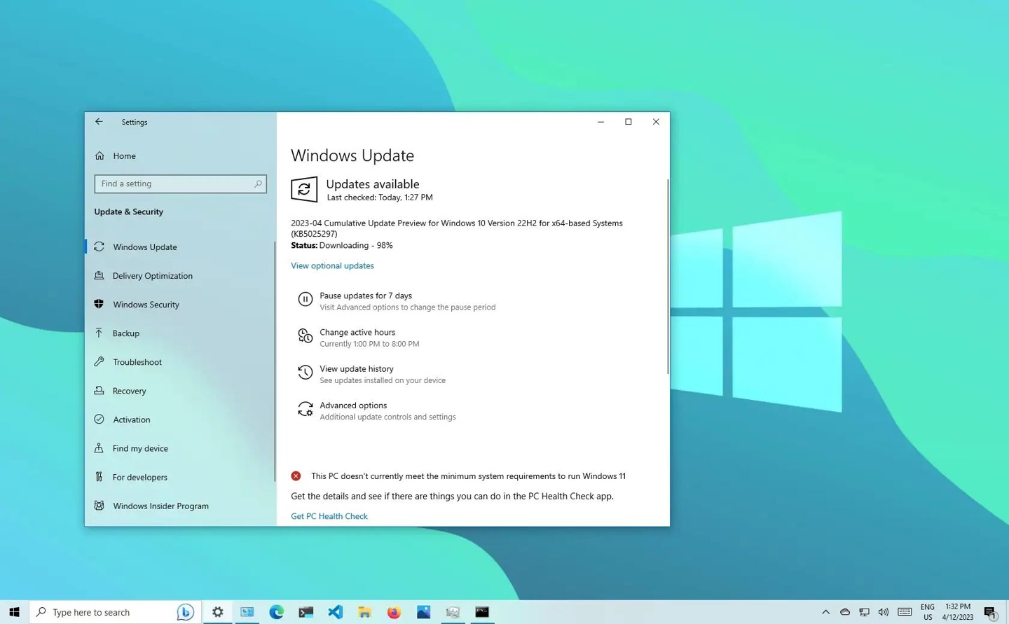 Win10 Build 19045.2908 预览版来了：