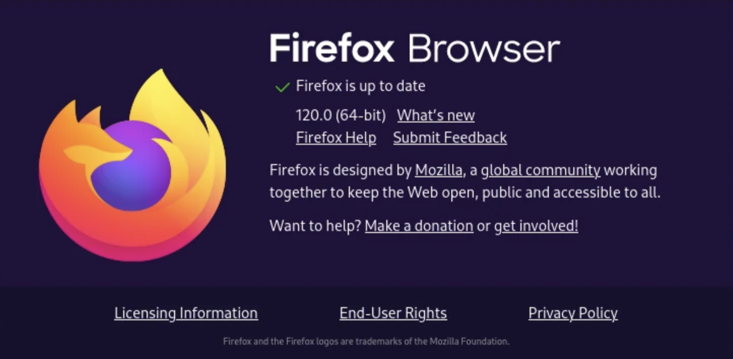 火狐浏览器 Firefox 120 稳定版发布：