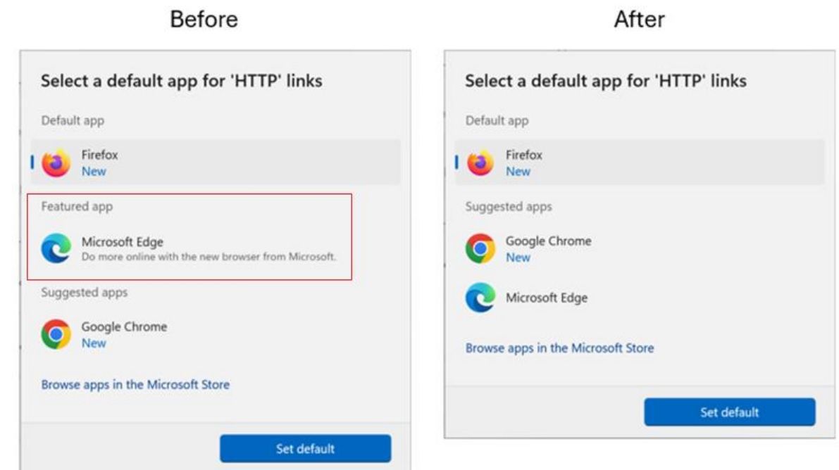 微软将调整 Win10 / Win11 系统：Edge