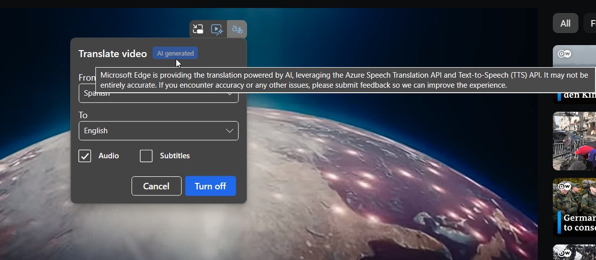 Edge 浏览器 Canary 版测试新特性：视