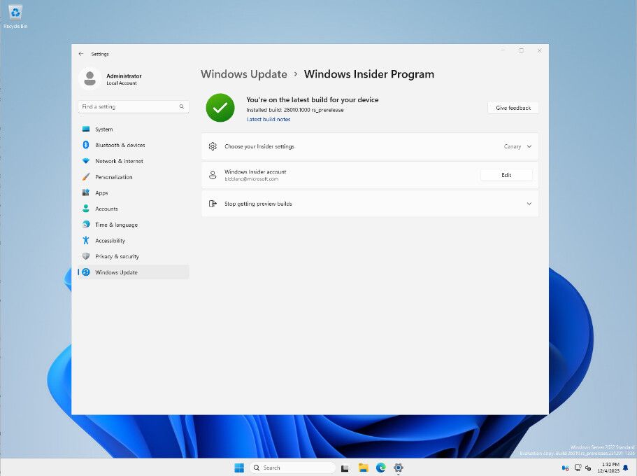 微软发布 Windows Server 26080 预览版