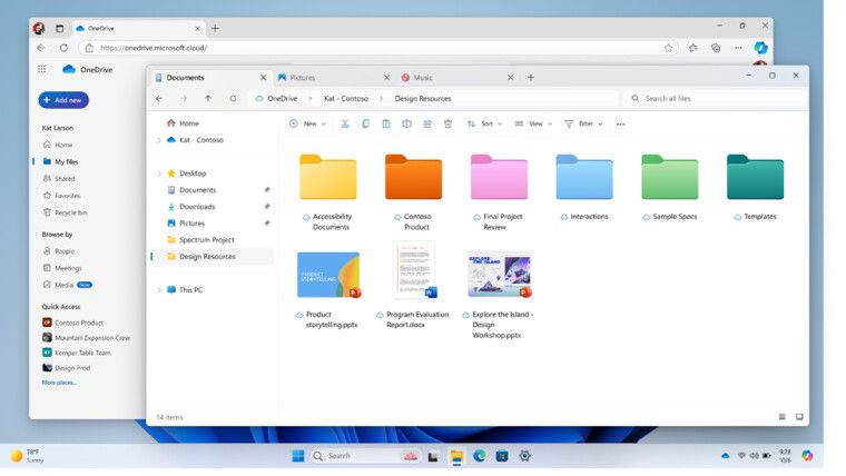 微软 Win11 文件管理器扩展支持 OneDri