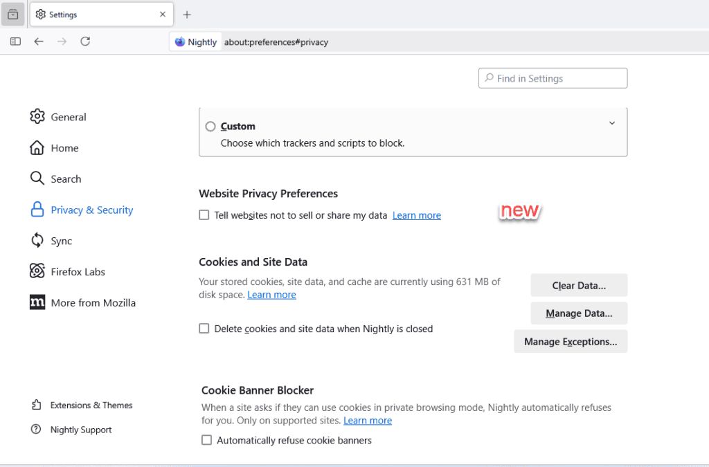 火狐 Firefox 浏览器 135 开始移除“请