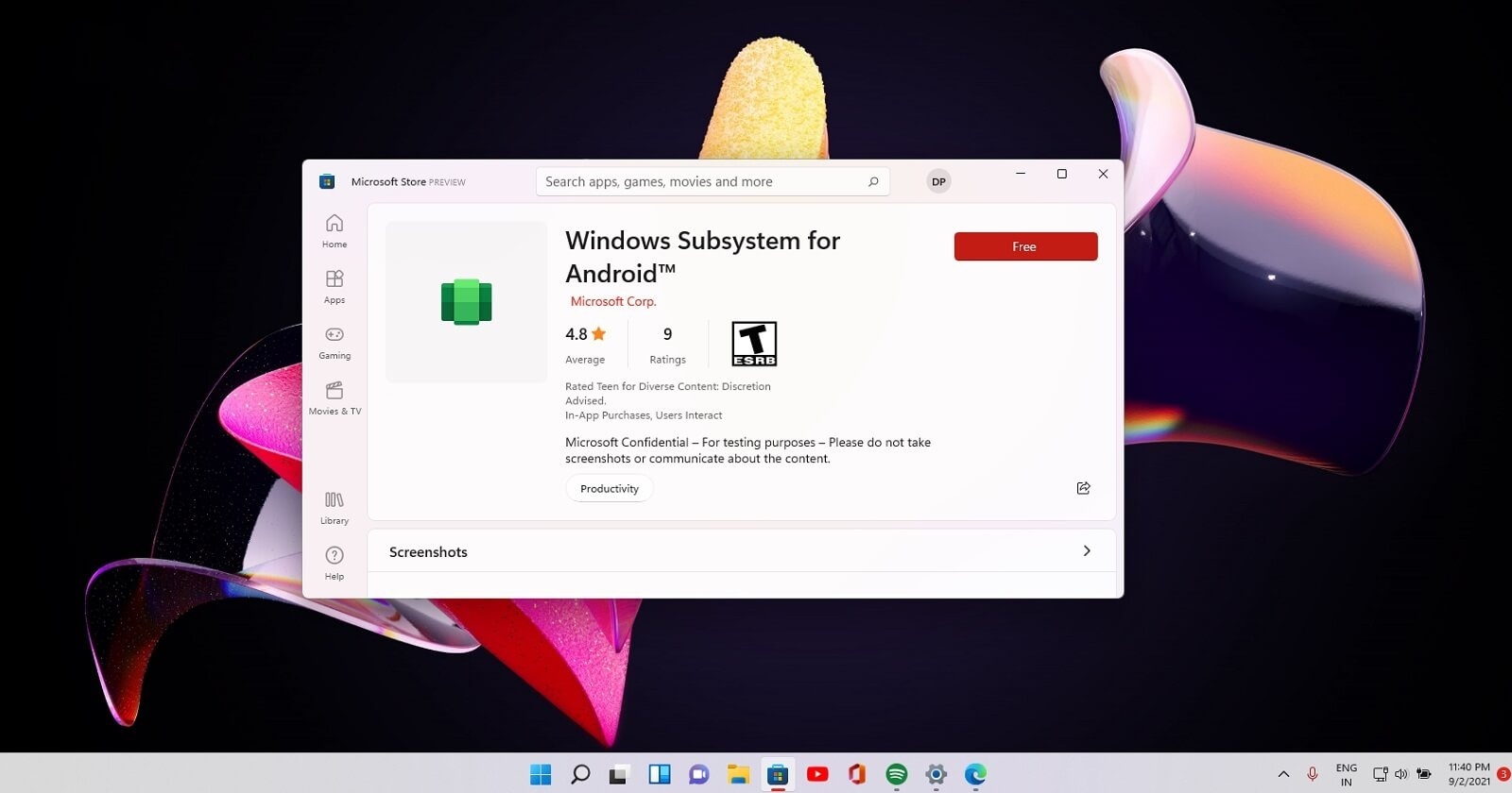 Win11 WSA 已正式画上句号，微软商店下
