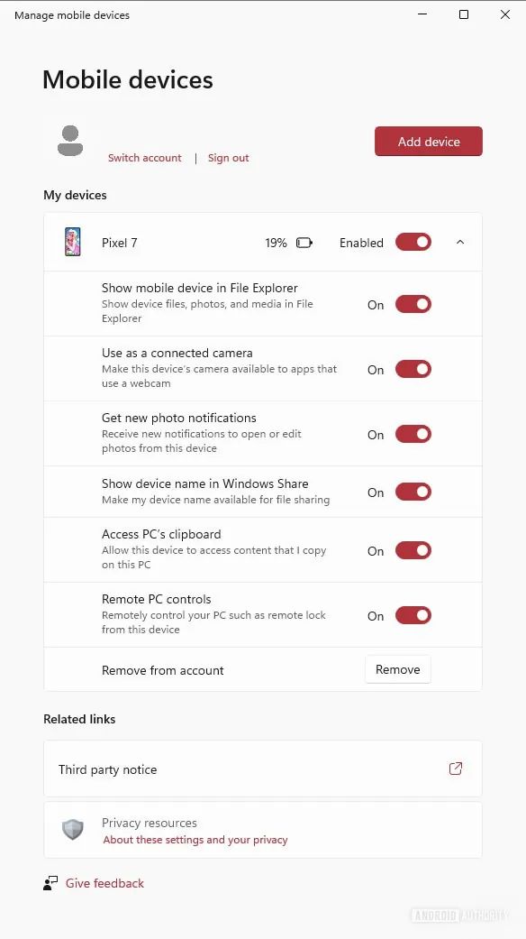 微软测试 Win11 新特性：安卓手机可远