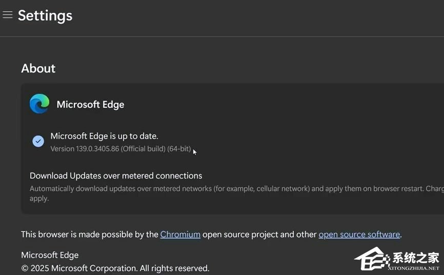 微软发布 Edge 浏览器 139 稳定版：淘