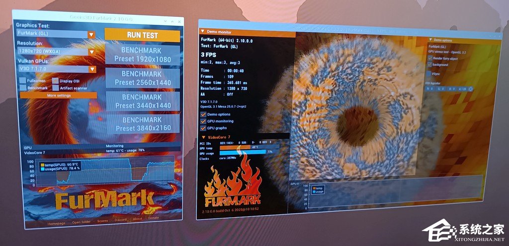 显卡烤机软件 FurMark 更新 2.10 版本