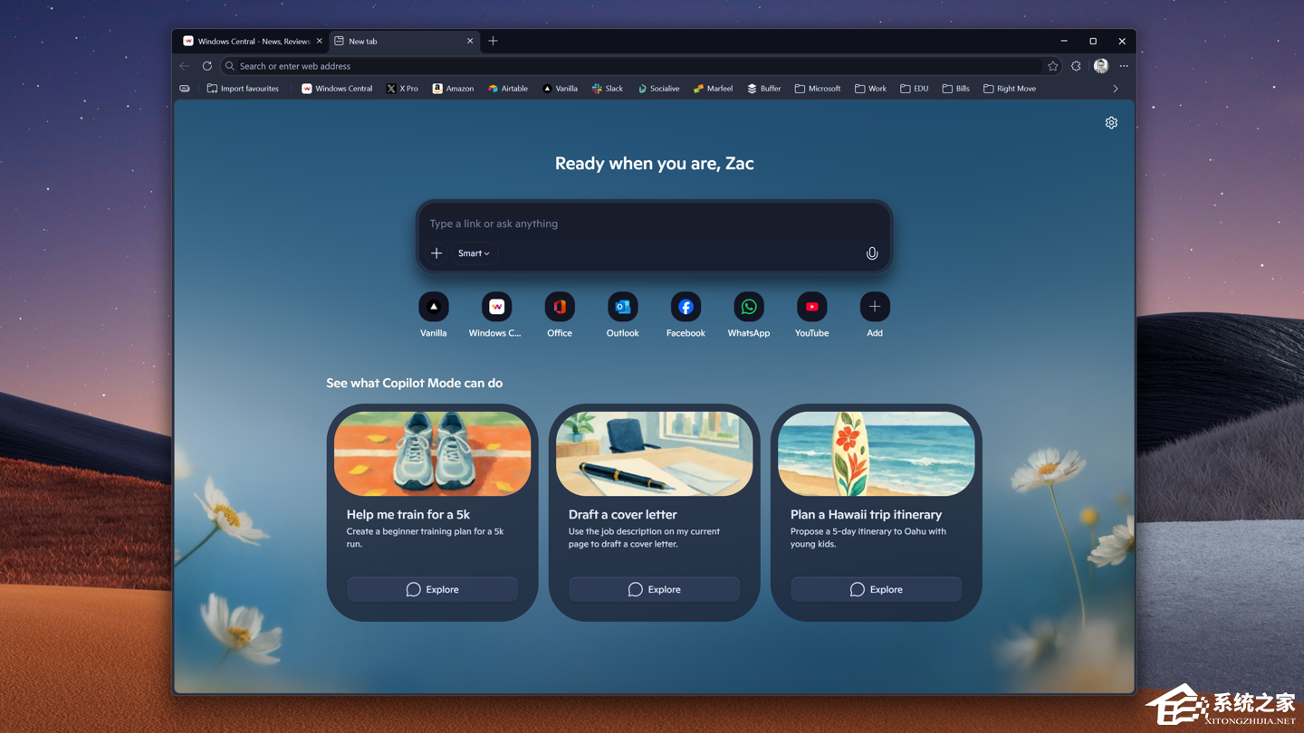 微软 Edge Dev/Canary 版测试新界面：