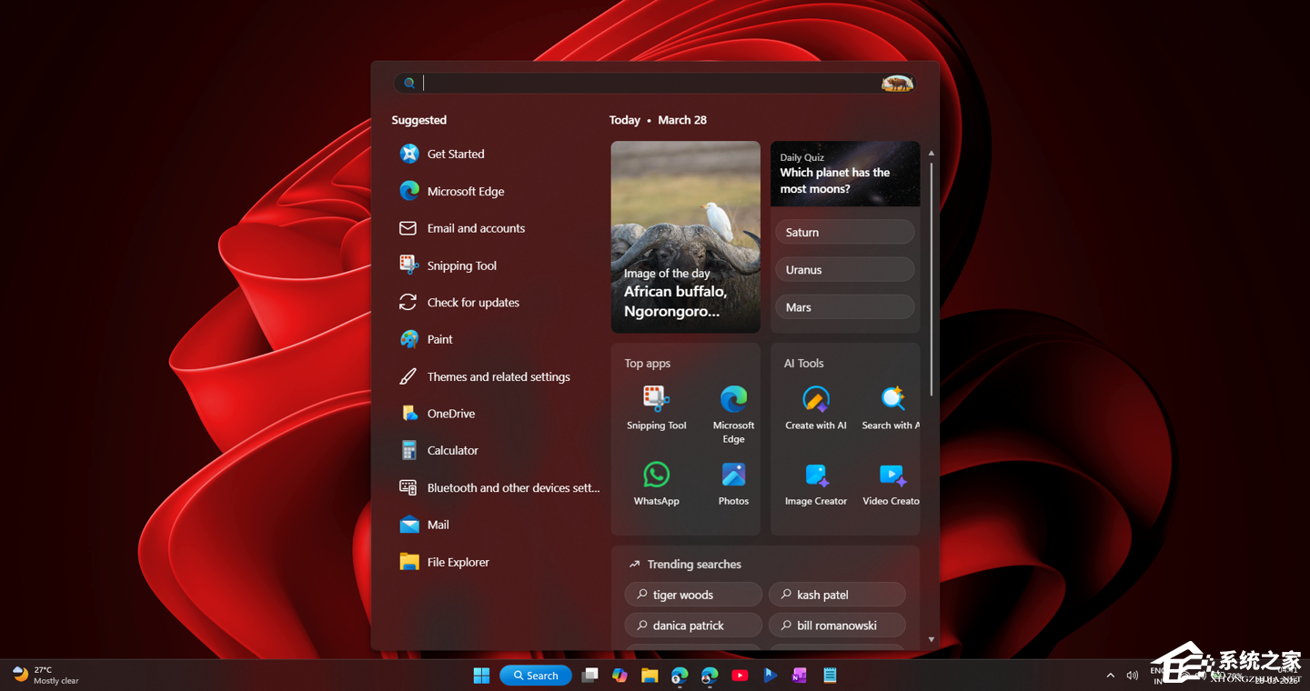 微软承认：Win11 开始菜单搜索存在问题