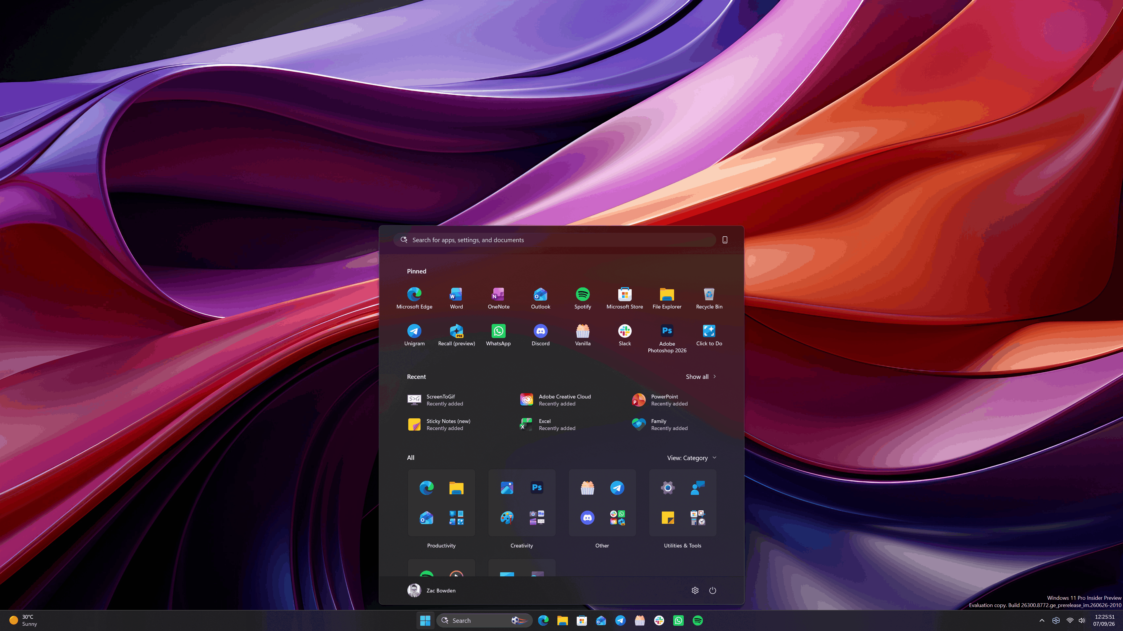 Win11 界面将改动：开始菜单、任务栏搜