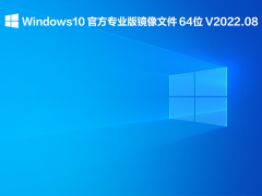 Windows10 官方专业版镜像文件 64位 V2022.08