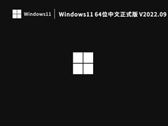 Windows11 64位中文正式版 V2022.09