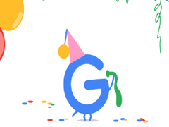 Google发布专属Doodle：庆祝自己18岁生日